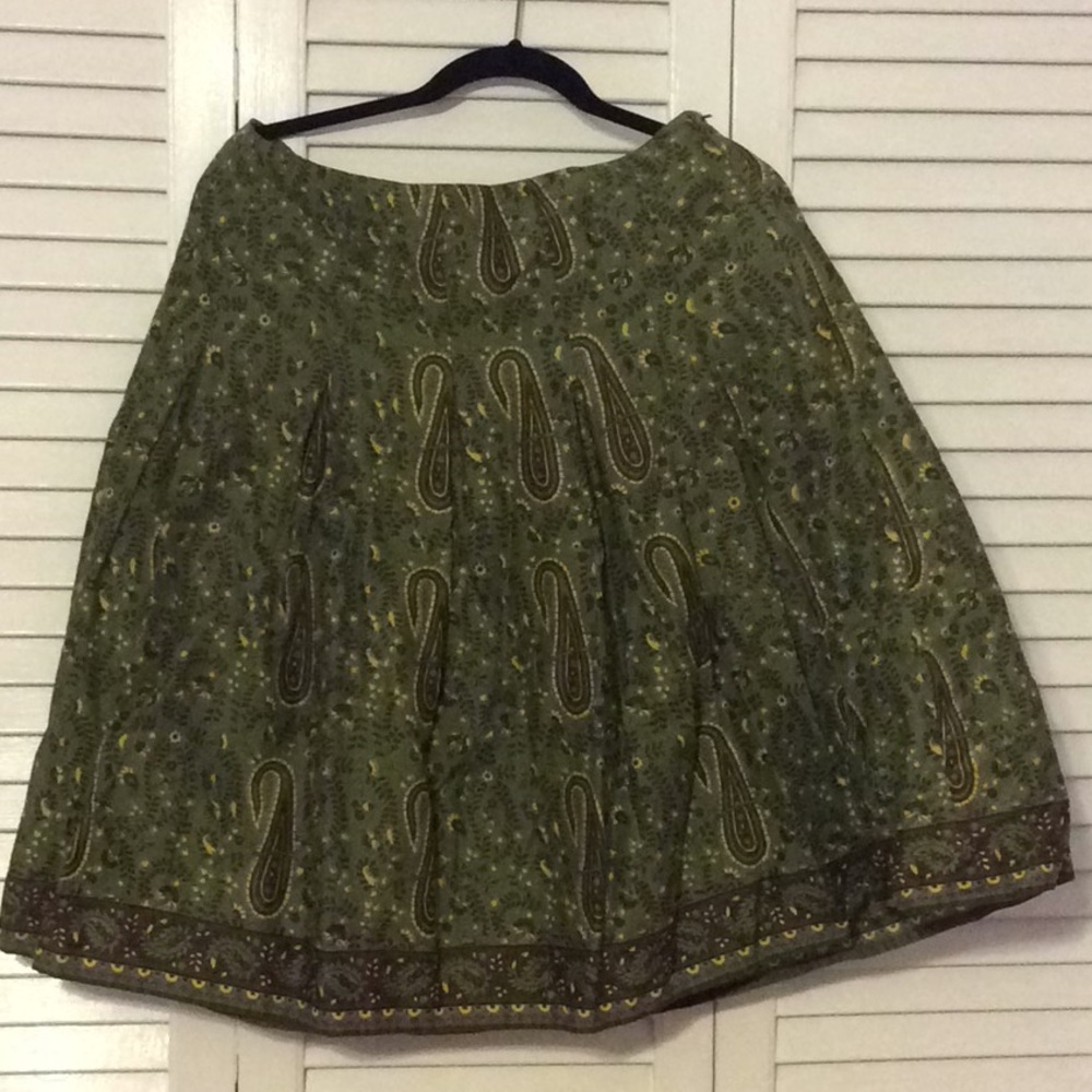 Paisley skirt boho gypsy festival